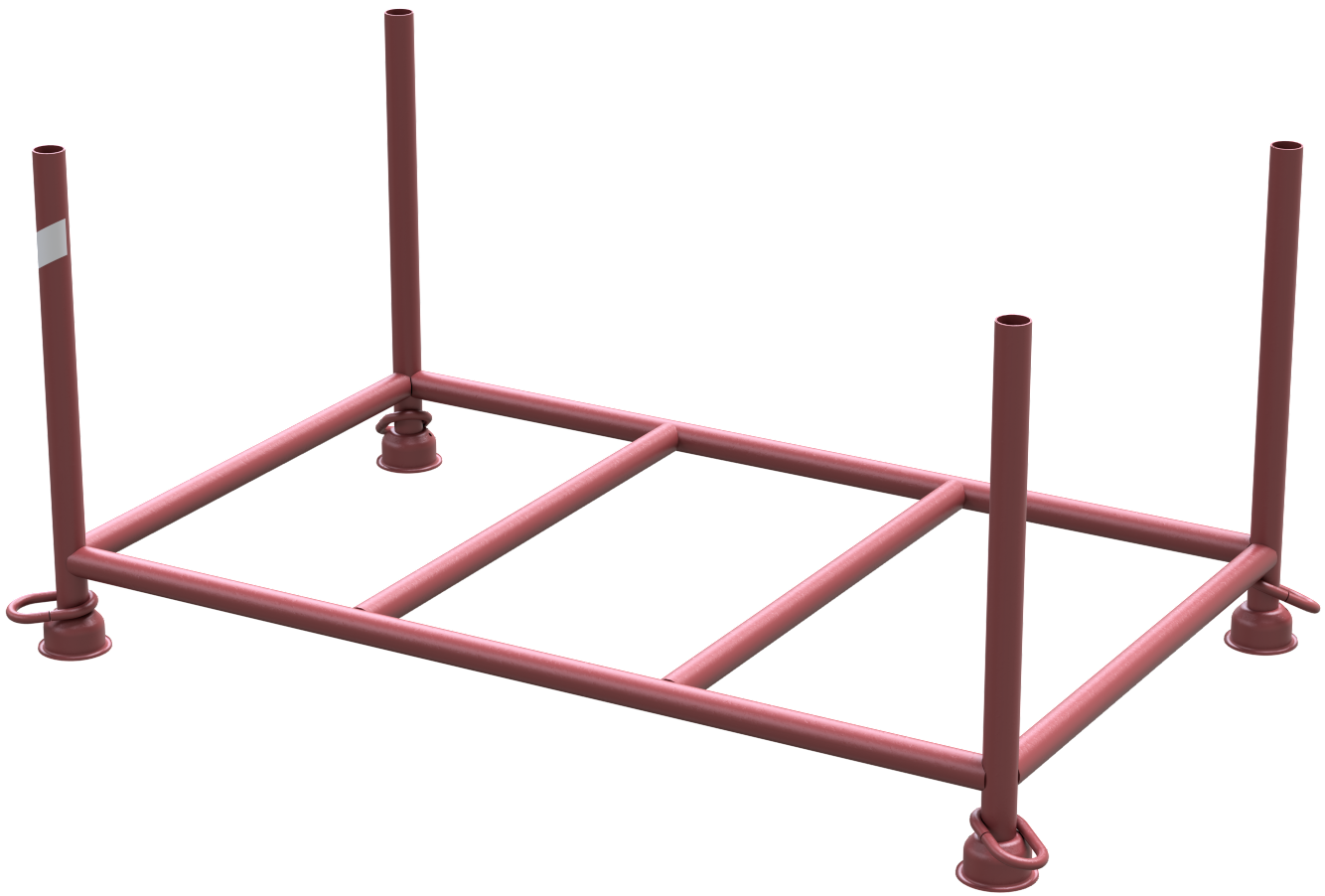 Stapelpalette, 150 x 87 x 60 cm lackiert 