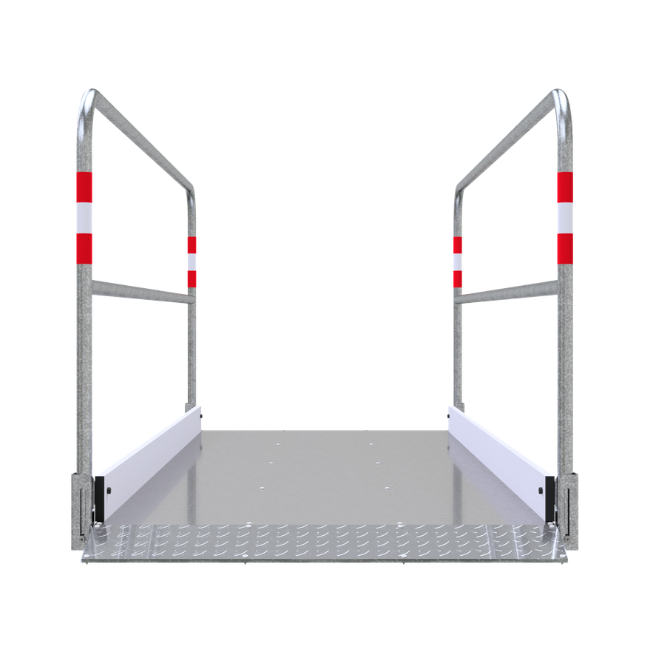 Grabenbrücke aus Aluminium, 1m breit 