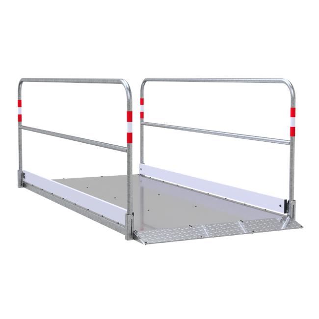 Grabenbrücke aus Aluminium 1,20 m breit 