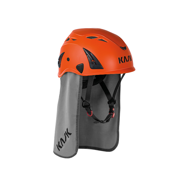 Kask Arbeitsschutzhelm mit Nackenschutz Superplasma AQ, EN 397, Gerüstbauhelm 