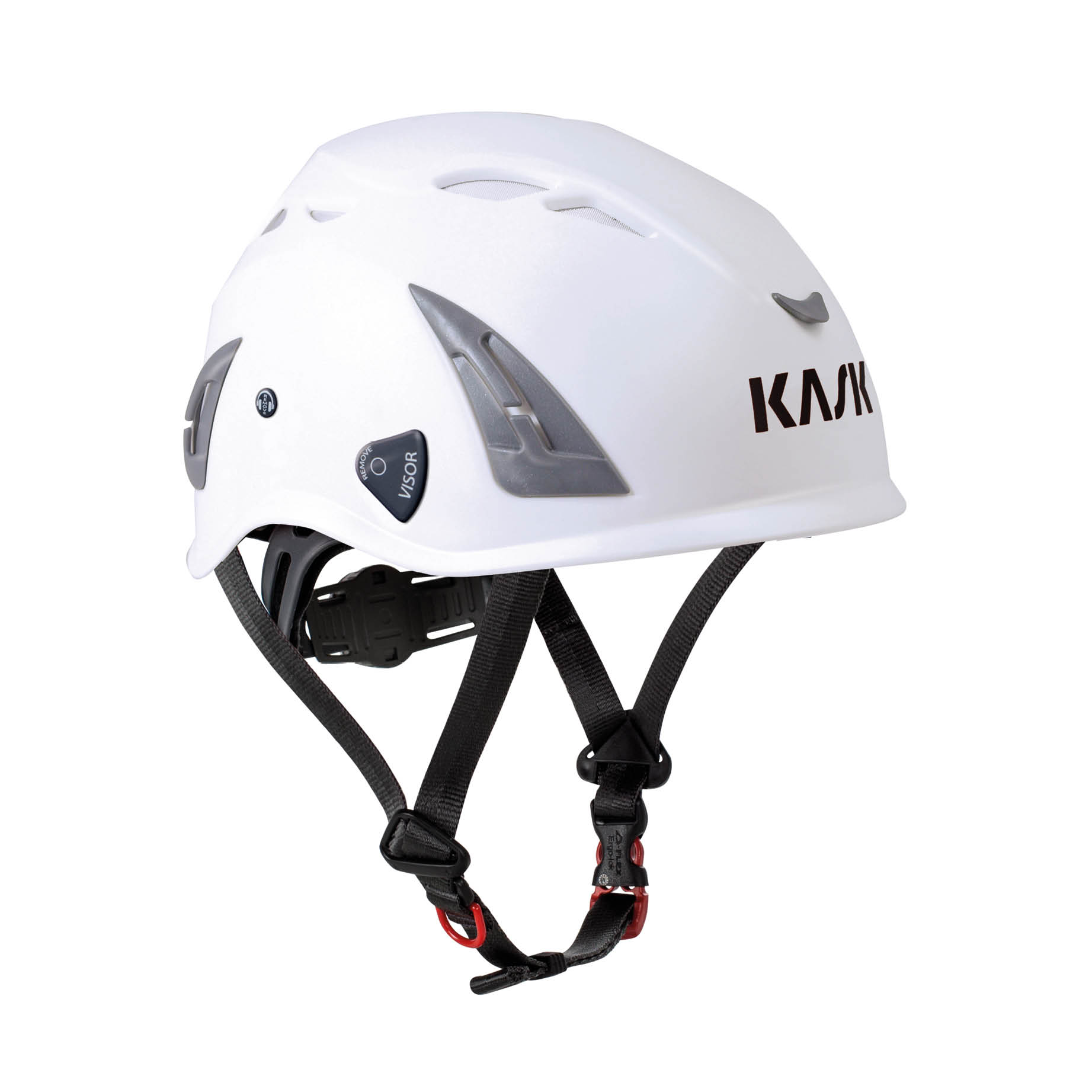 Kask Arbeitsschutzhelm mit Nackenschutz Plasma AQ, EN 397, Gerüstbauhelm 