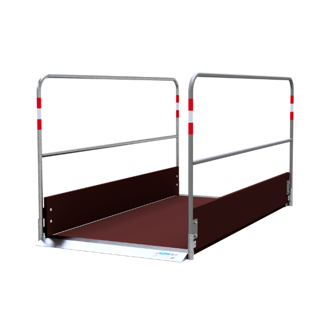 Grabenbrücke aus Holz, 1,00 m breit 