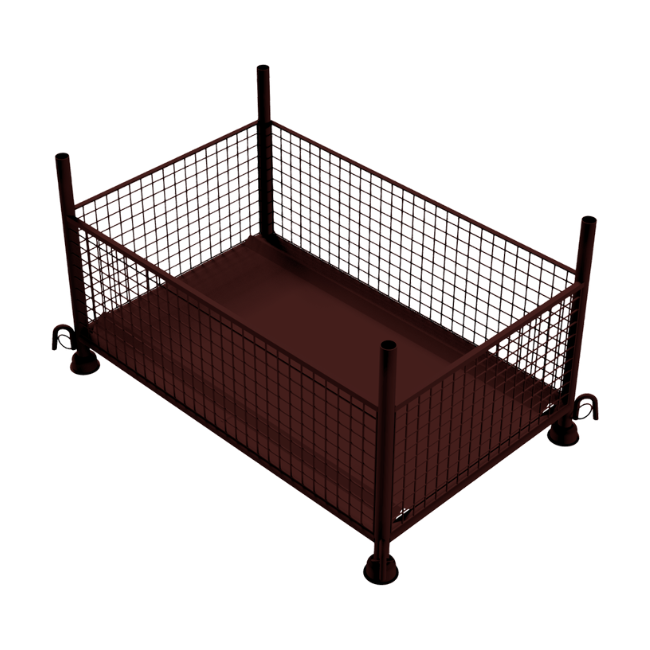 Gitterbox (Gitterboxpalette), 143 x 87 x 70 cm verzinkt