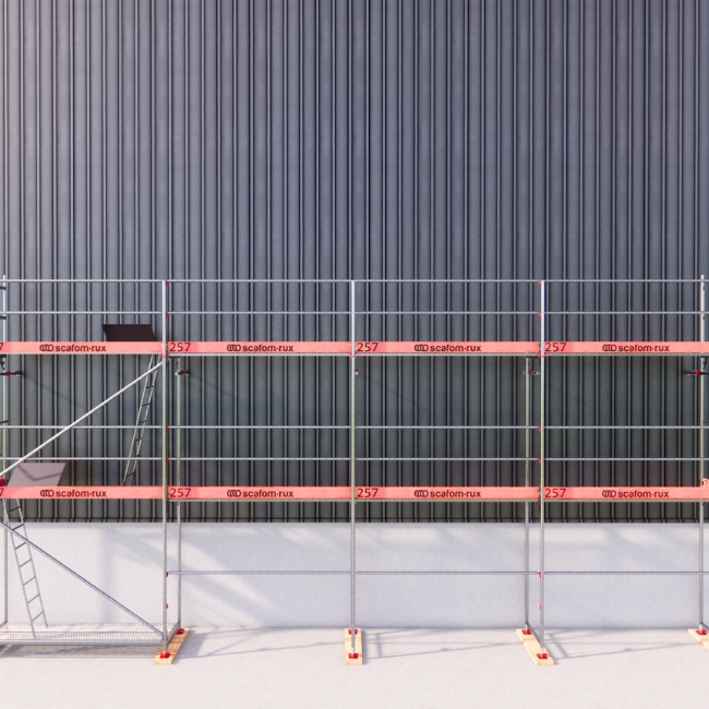 Rux Framescaff Fassadengerüst 45 m² | Komplettes Gerüstpaket - technisch kompatibel zu Layher 