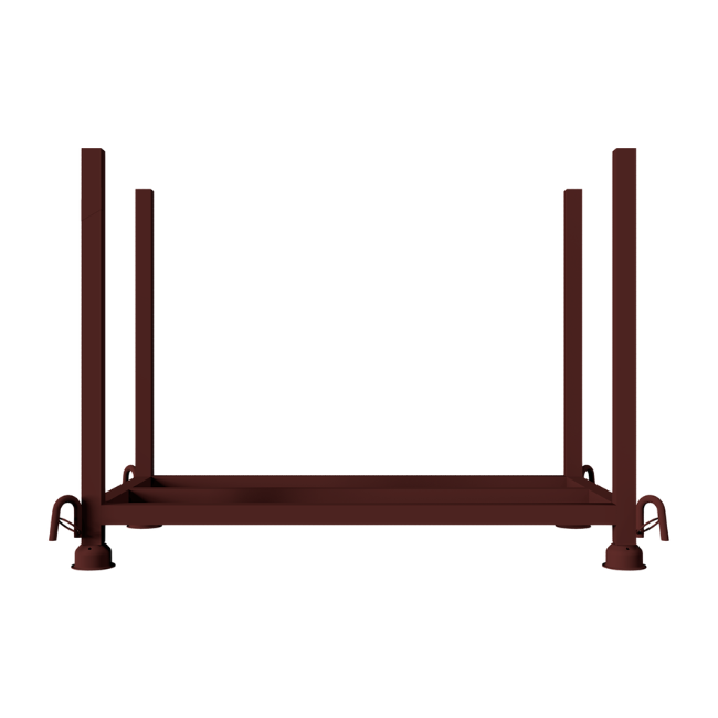 Stapelpalette für Fußplatten, 130 x 63 x 90 cm 